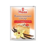 Haas сахар ванильный с натуральной ванилью, 15 гр